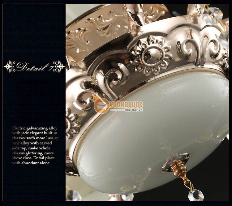 Đèn chùm pha lê nến trang trí nhập khẩu CM226-18